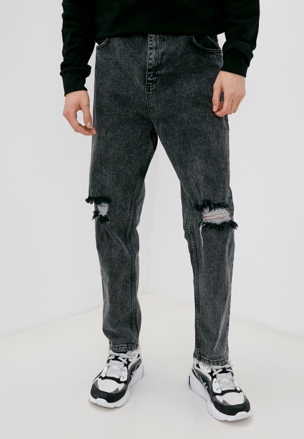 мужские зауженные джинсы rnt23, серые
