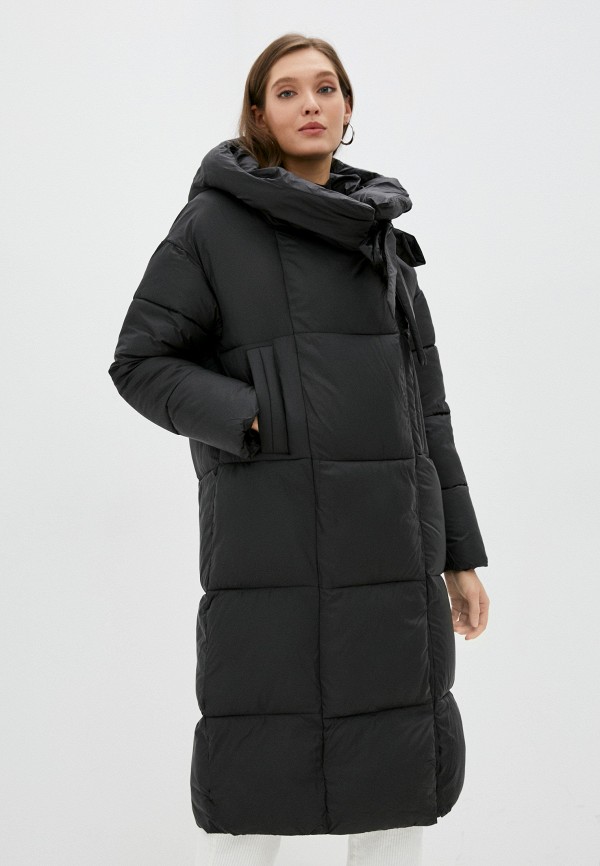 женская утепленные куртка winzor, черная