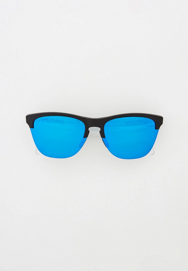 женские круглые солнцезащитные очки oakley, черные