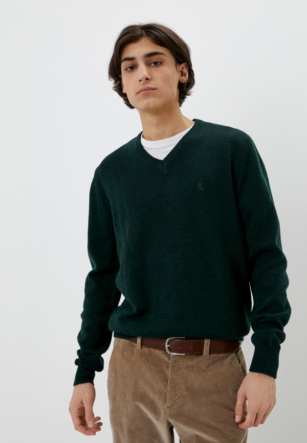 мужской пуловер stormy life, зеленый
