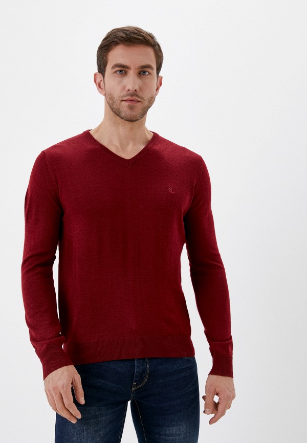 мужской пуловер stormy life, бордовый