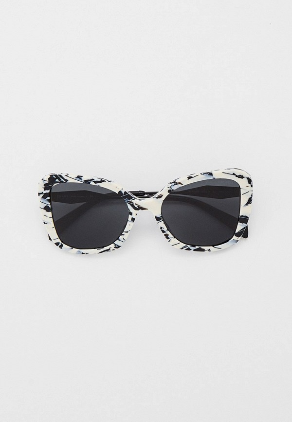 женские квадратные солнцезащитные очки prada, серые