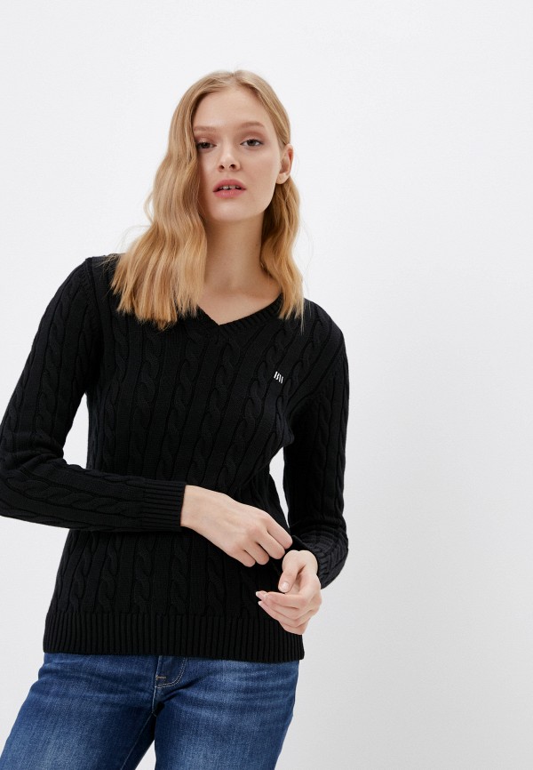 женский пуловер basics & more, черный