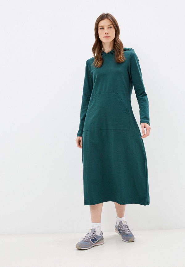 женское платье-толстовки rene santi, зеленое