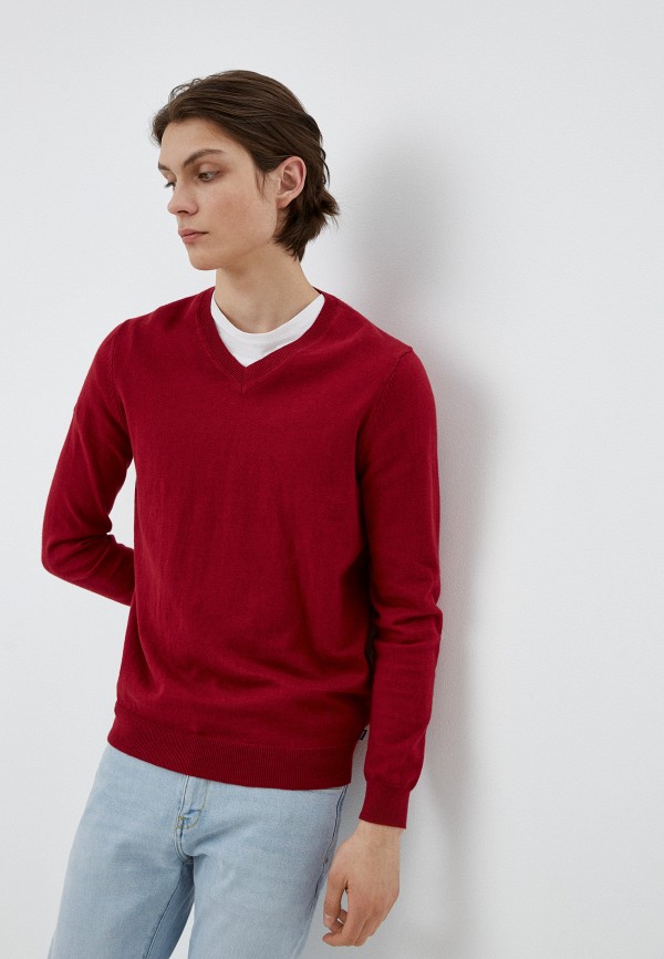 мужской пуловер superdry, бордовый