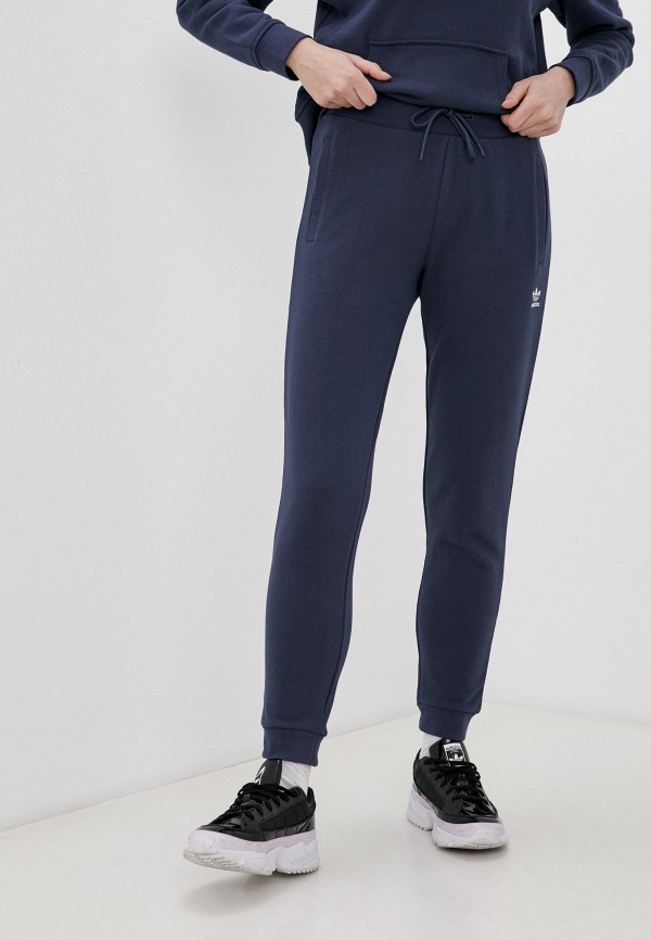 женские спортивные брюки adidas, синие