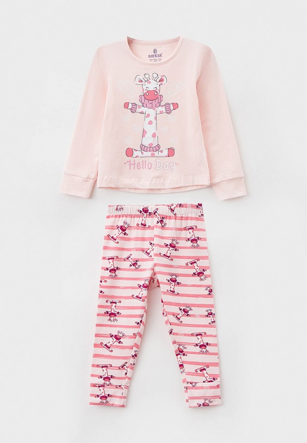 пижама baykar для девочки, розовая