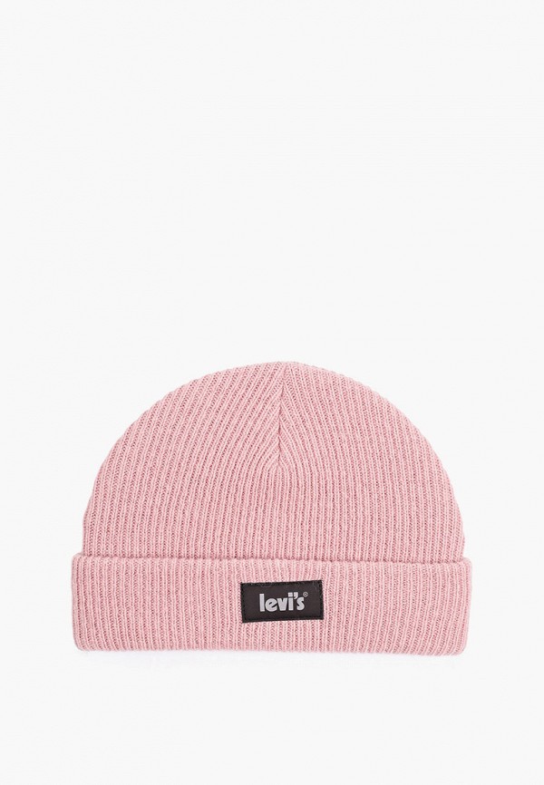 женская шапка levi’s®, розовая