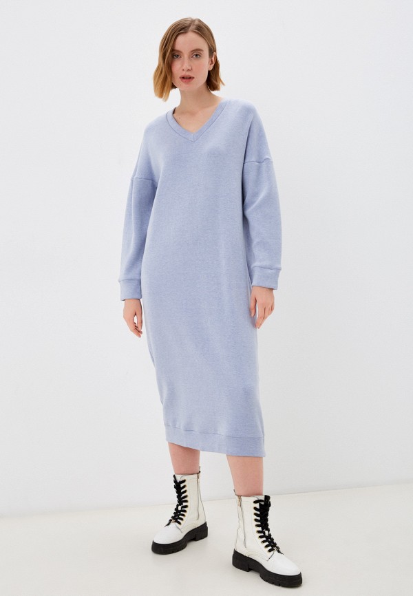 женское платье-свитеры moona store, голубое