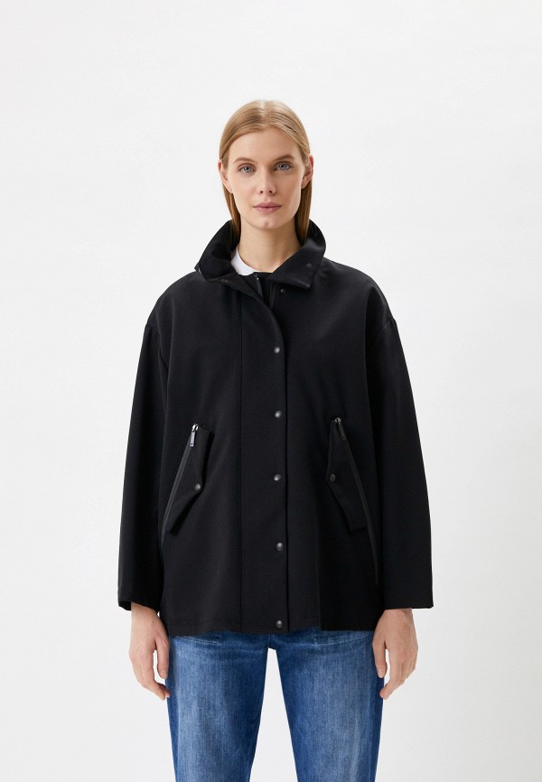 женская куртка emporio armani, черная