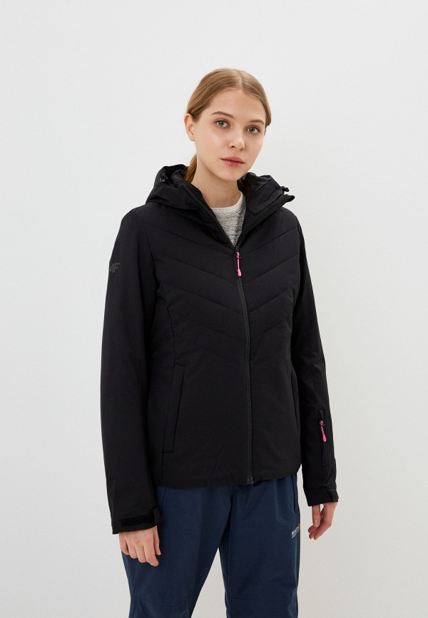 женская горнолыжные куртка 4f, черная