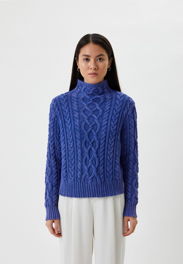 женский свитер polo ralph lauren, синий
