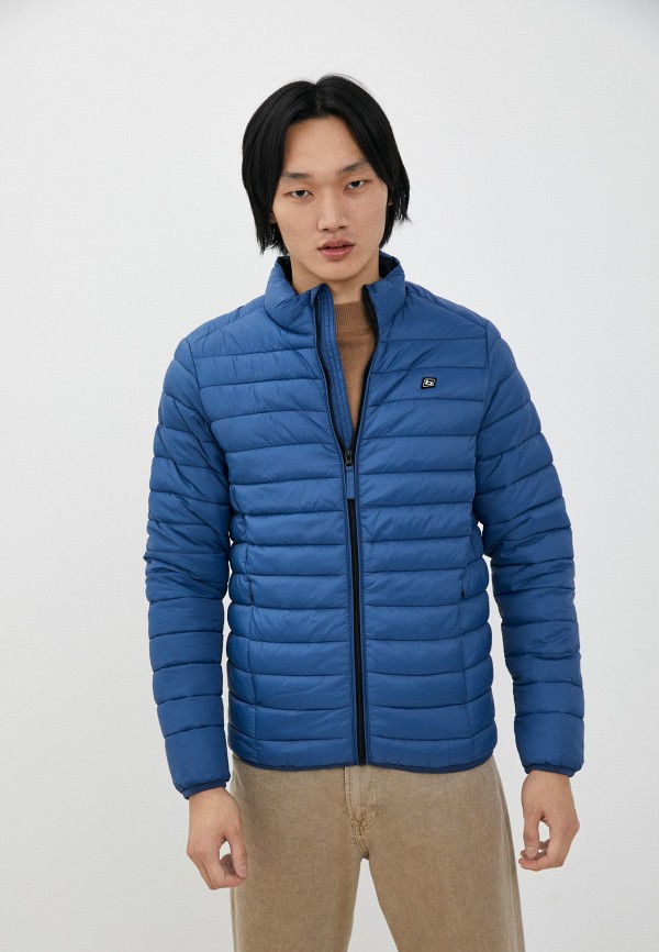 мужская утепленные куртка blend, синяя
