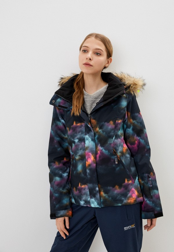 женская горнолыжные куртка roxy, разноцветная