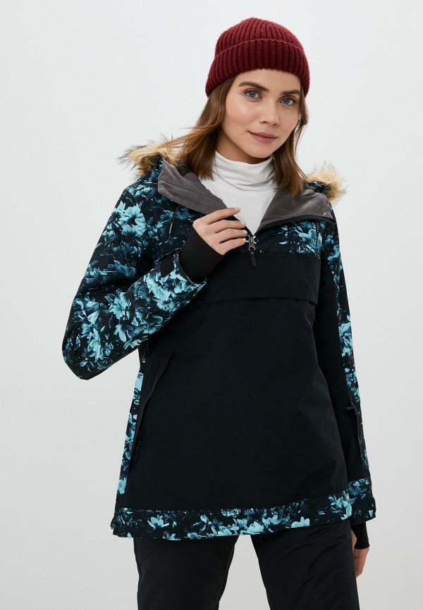 женская горнолыжные куртка roxy, черная