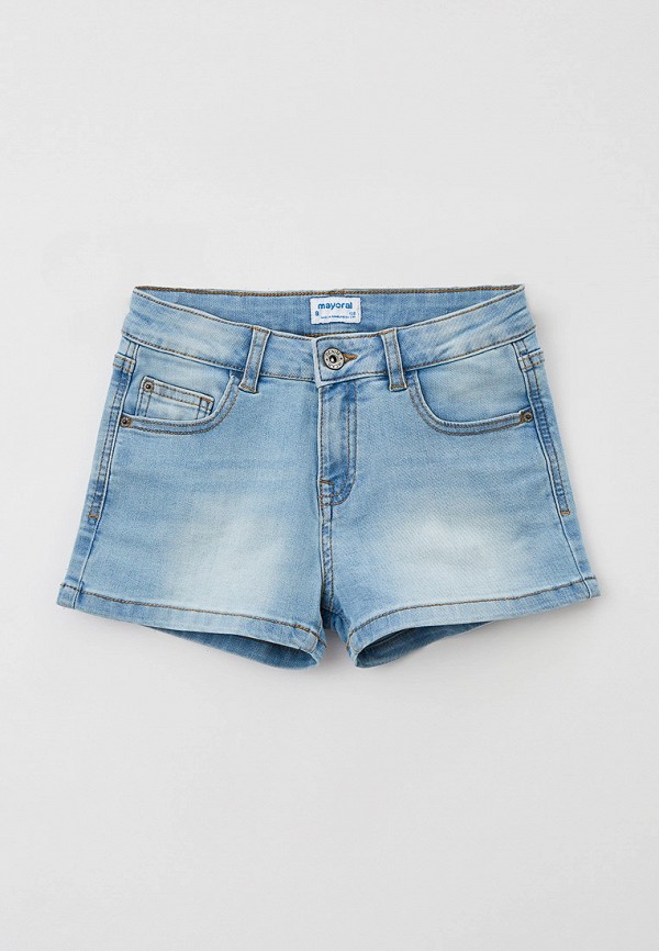 джинсовые шорты mayoral для девочки, синие