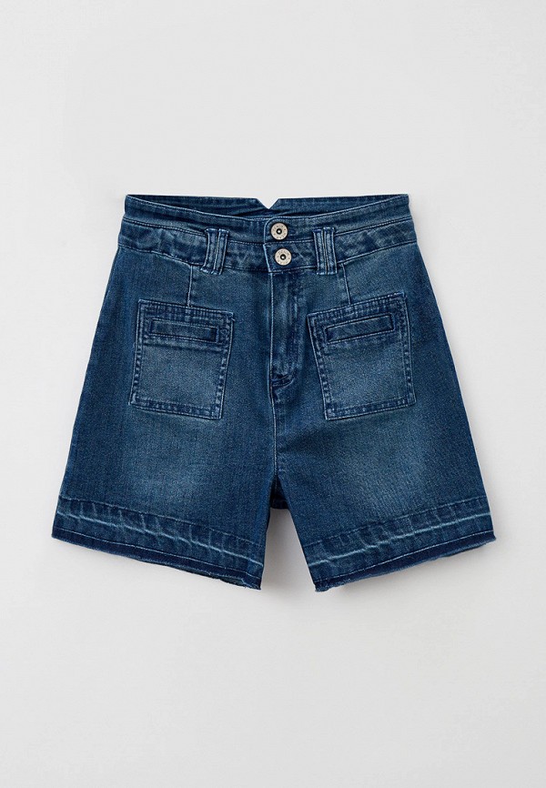 джинсовые шорты mayoral для девочки, синие