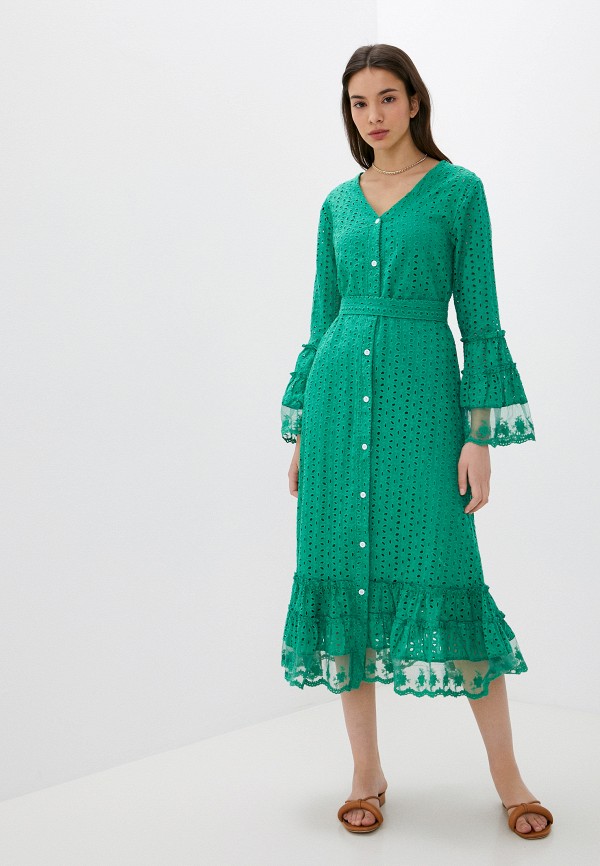 женское платье-рубашки lakressi, зеленое