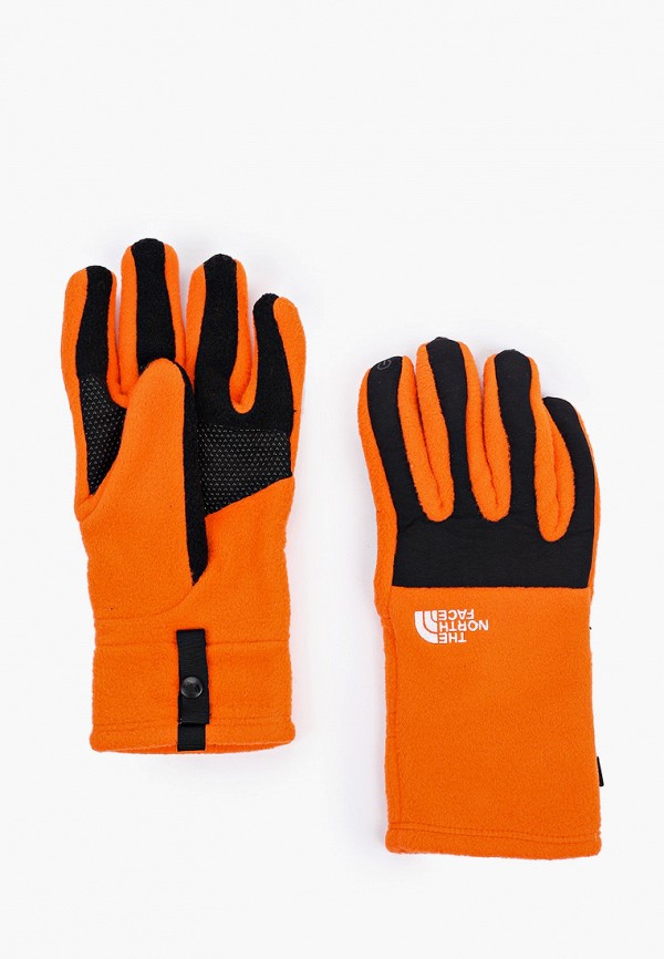 мужские перчатки the north face, оранжевые