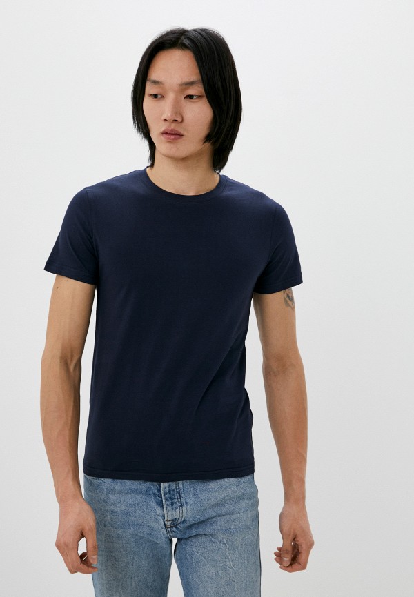 мужская футболка с коротким рукавом snow airwolf, синяя