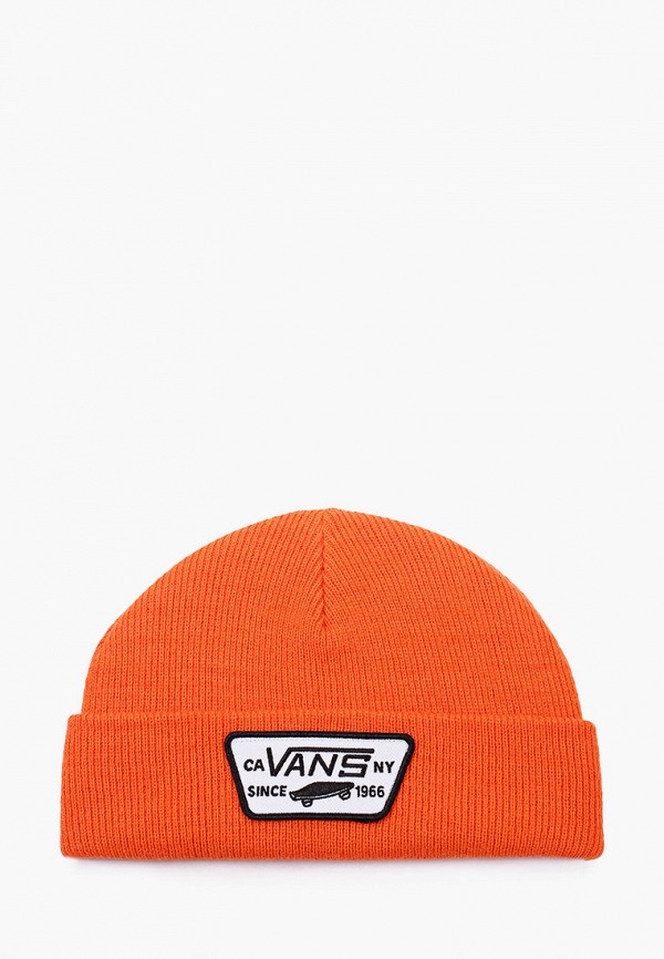 шапка vans для мальчика, оранжевая