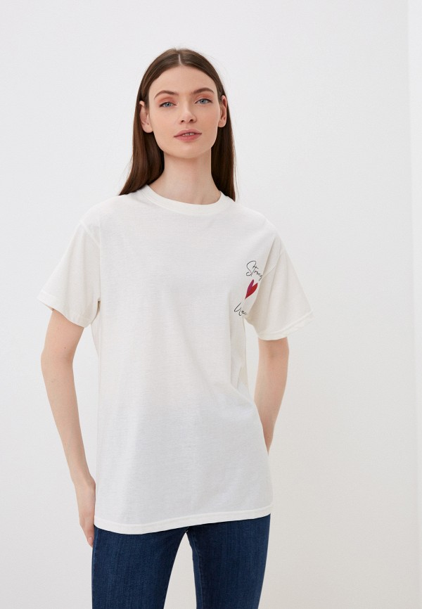 женская футболка missguided, белая