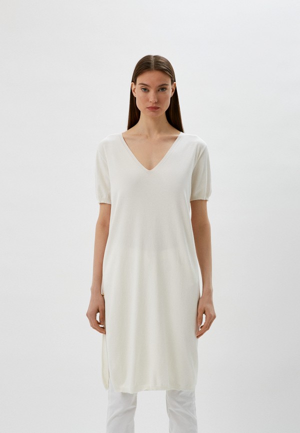 женское платье-свитеры twinset milano, белое