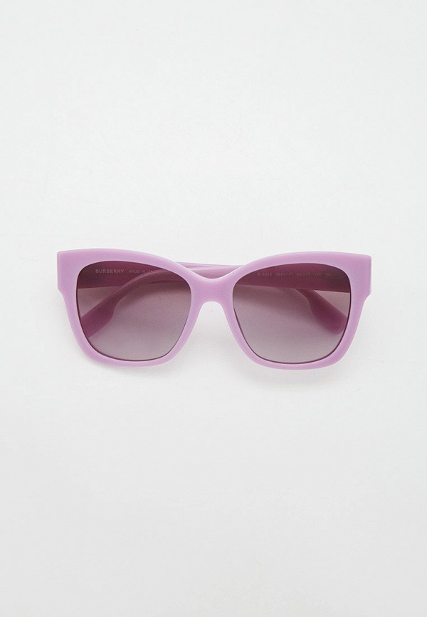 женские квадратные солнцезащитные очки burberry, фиолетовые