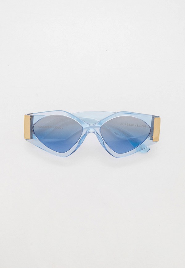 женские солнцезащитные очки dolce & gabbana, голубые