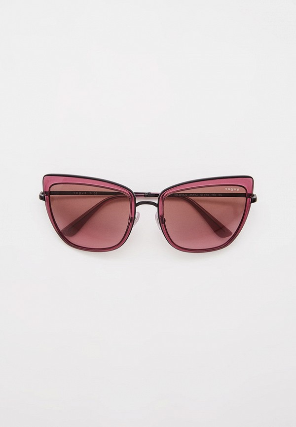 женские квадратные солнцезащитные очки vogue® eyewear, фиолетовые