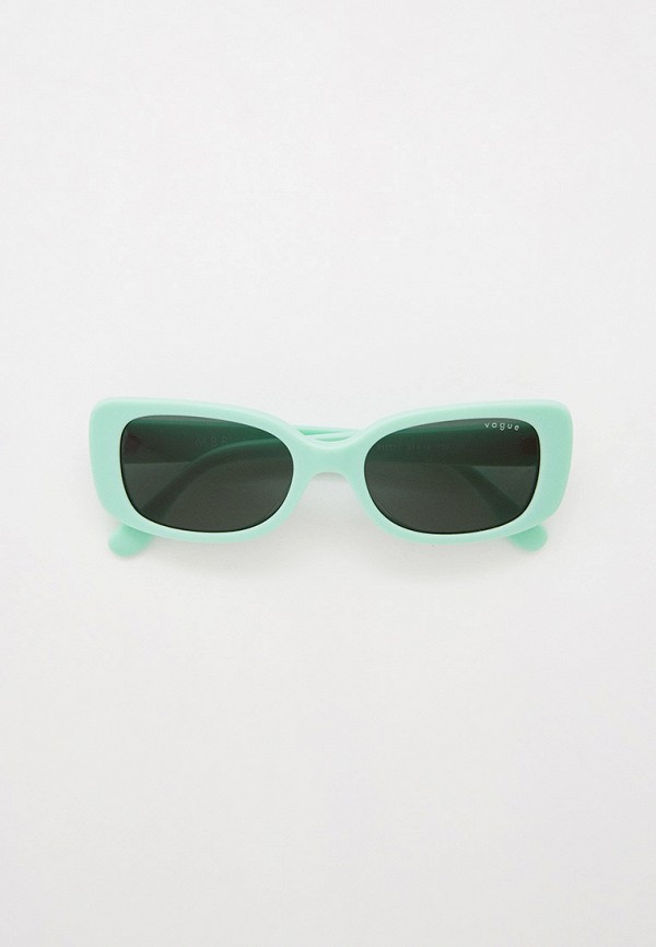 женские солнцезащитные очки кошачьи глаза vogue® eyewear, бирюзовые