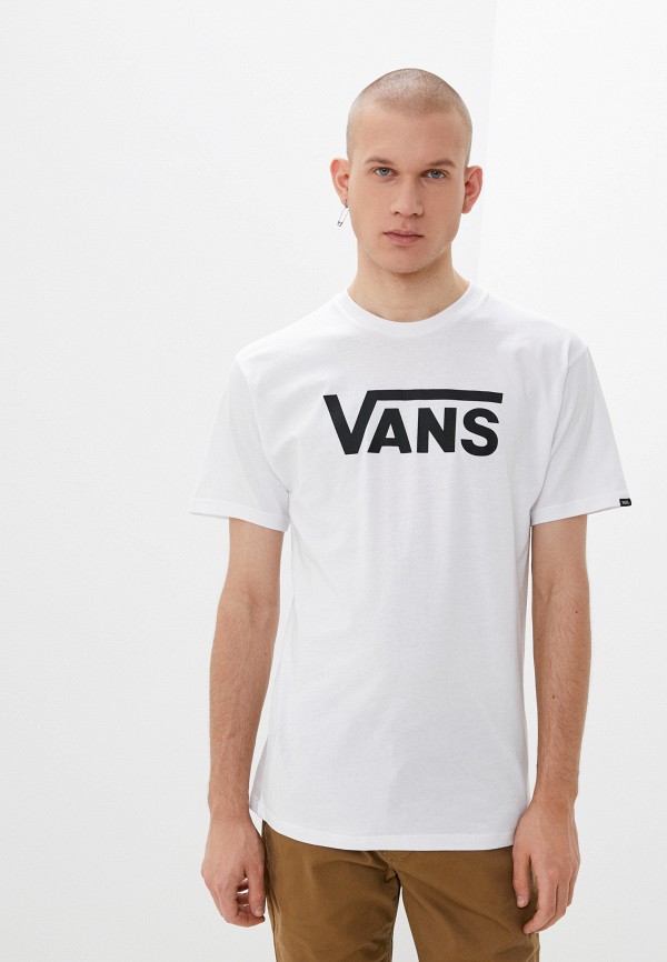 мужская футболка с коротким рукавом vans, белая