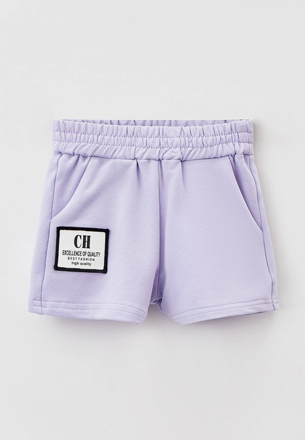 спортивные шорты choupette для девочки, фиолетовые