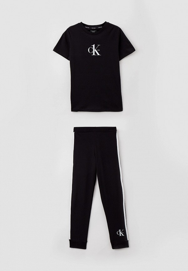 пижама calvin klein для мальчика, черная