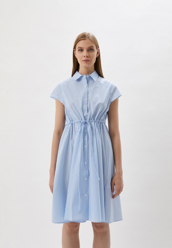 женское платье-рубашки pietro brunelli milano, голубое