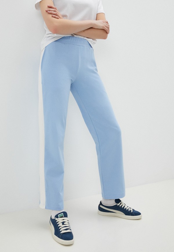 женские спортивные брюки pink frost, голубые