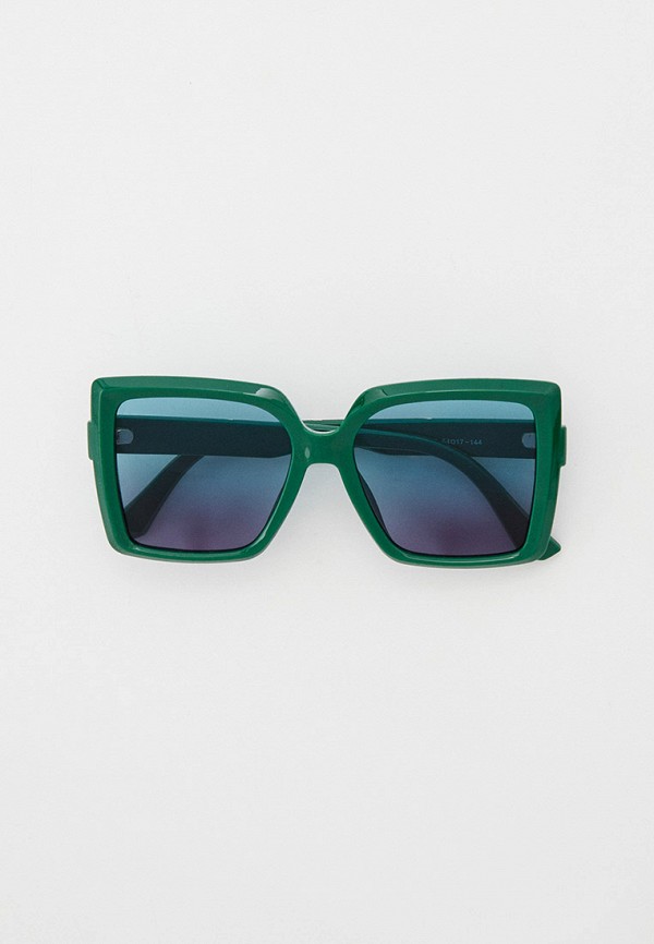 женские квадратные солнцезащитные очки nataco, зеленые