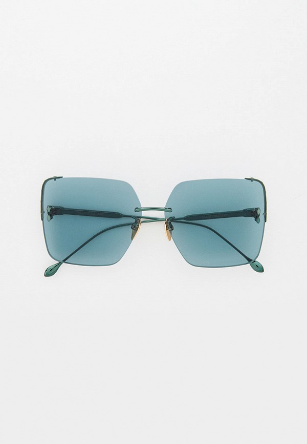 женские солнцезащитные очки isabel marant, зеленые