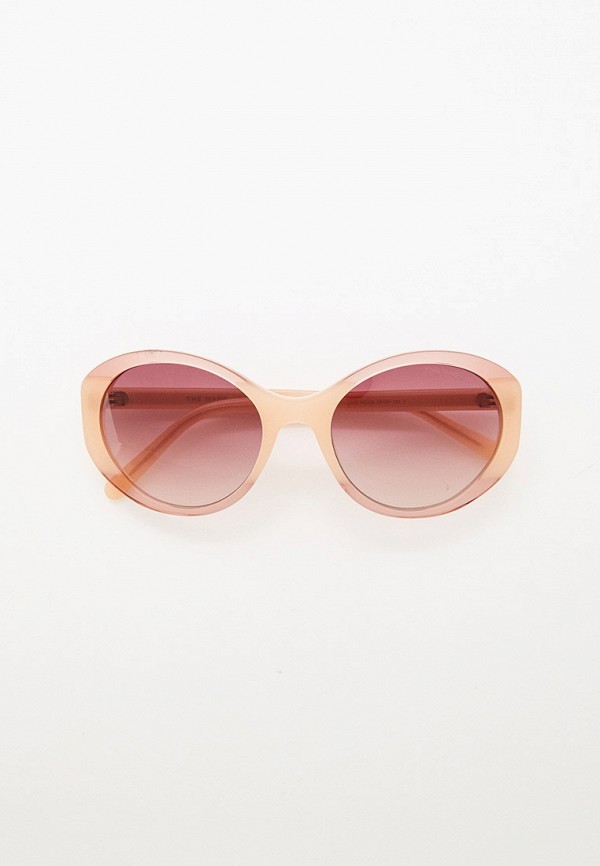 женские круглые солнцезащитные очки marc jacobs, бежевые