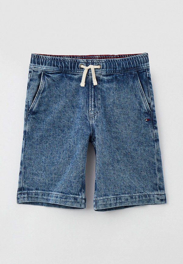 джинсовые шорты tommy hilfiger для мальчика, синие