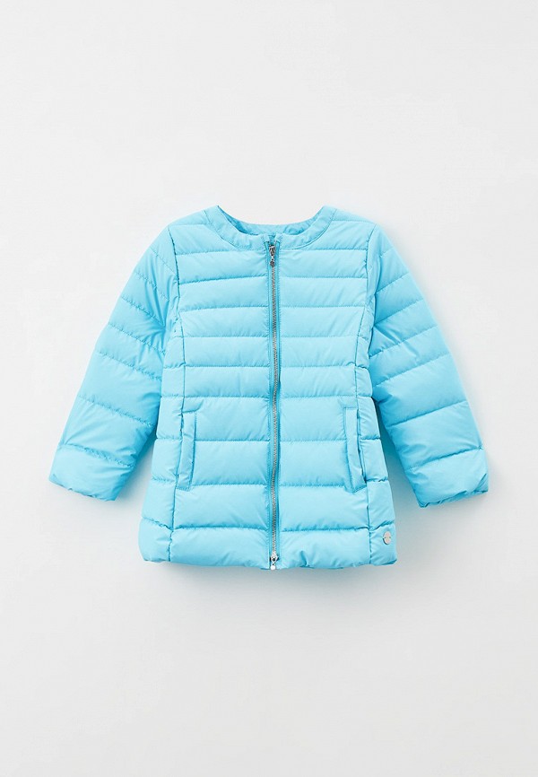утепленные куртка mayoral для девочки, голубая