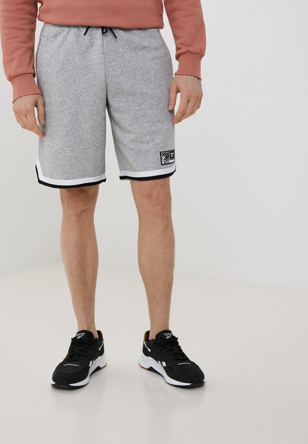 мужские спортивные шорты reebok classic, серые