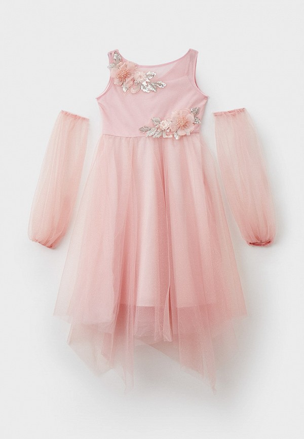 нарядные платье choupette для девочки, розовое
