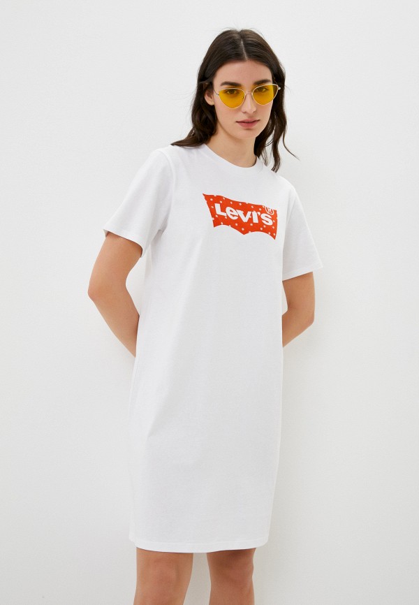 женское платье-футболки levi’s®, белое