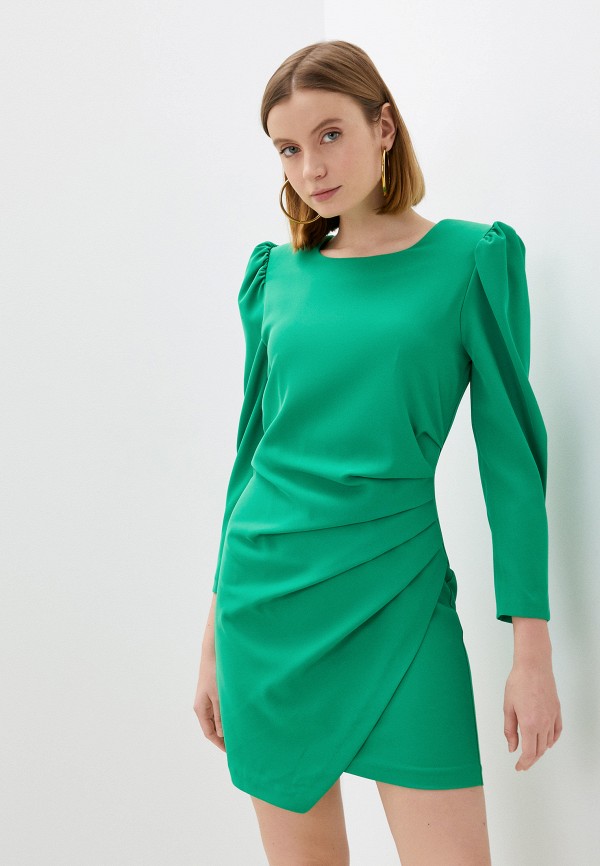 женское повседневные платье kontatto, зеленое