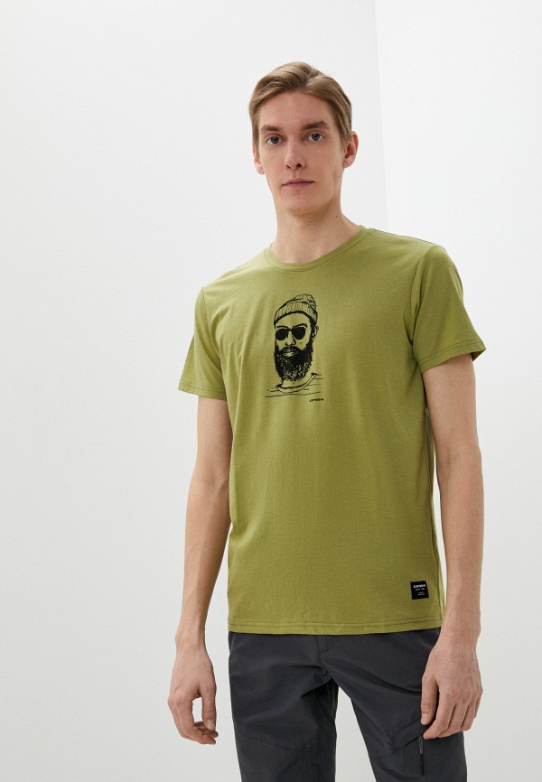 мужская футболка с коротким рукавом icepeak, зеленая