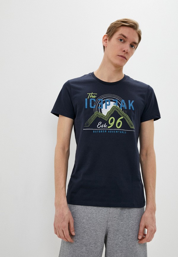 мужская футболка с коротким рукавом icepeak, синяя