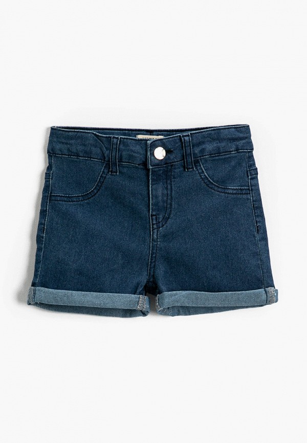 джинсовые шорты koton для девочки, синие