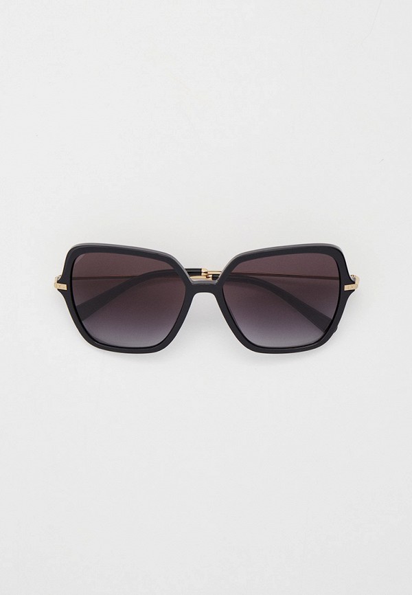 женские квадратные солнцезащитные очки dolce & gabbana, черные