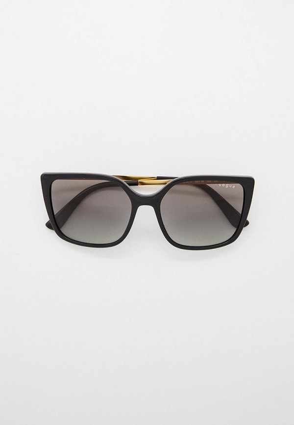 женские квадратные солнцезащитные очки vogue® eyewear, черные